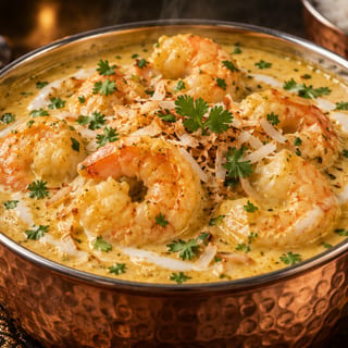 Shrimp coconut Korma