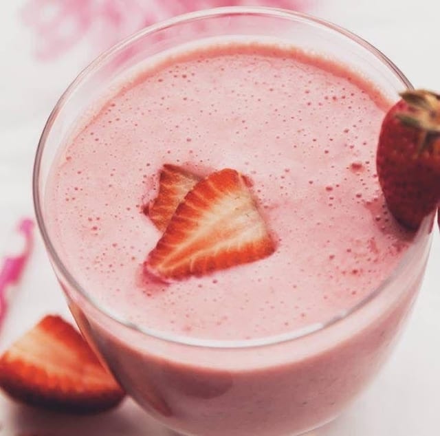 Strawberry Lassi.