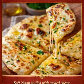 Cheese Garlic Naan